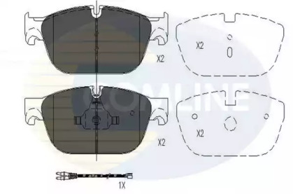 Комплект тормозных колодок (COMLINE: CBP26004)