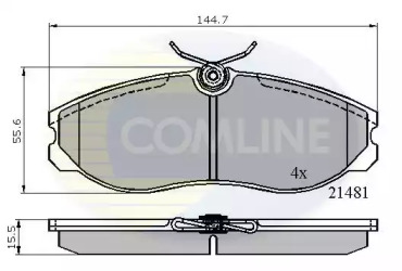 Комплект тормозных колодок (COMLINE: CBP0447)