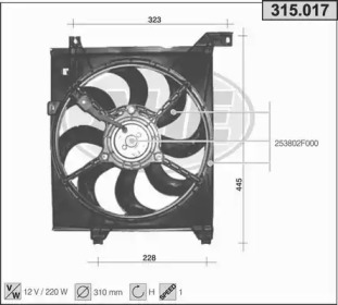 Вентилятор (AHE: 315.017)
