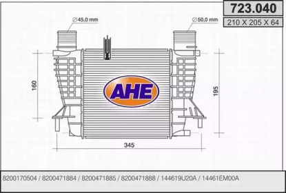 Теплообменник (AHE: 723.040)