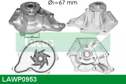 Насос (LUCAS ENGINE DRIVE: LAWP0953)