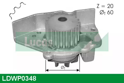 Насос (LUCAS ENGINE DRIVE: LDWP0348)