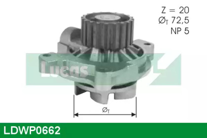 Насос (LUCAS ENGINE DRIVE: LDWP0662)