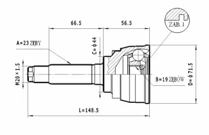 Шарнирный комплект (STATIM: C.003)