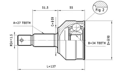 Шарнирный комплект (STATIM: C.108)