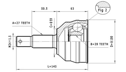 Шарнирный комплект (STATIM: C.110)