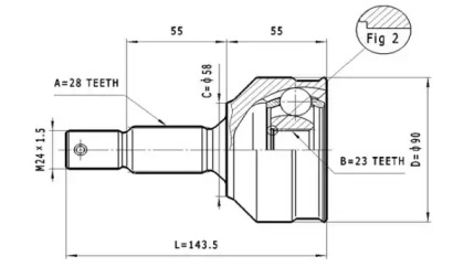 Шарнирный комплект (STATIM: C.111)