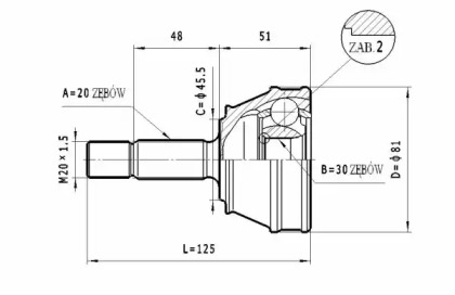 Шарнирный комплект (STATIM: C.304)