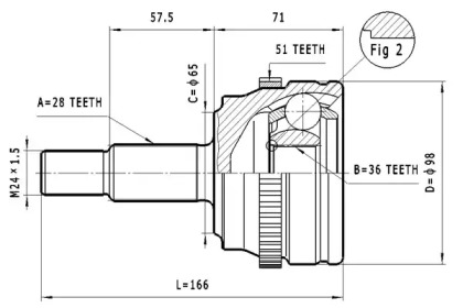 Шарнирный комплект (STATIM: C.372)