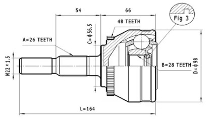 Шарнирный комплект (STATIM: C.384)