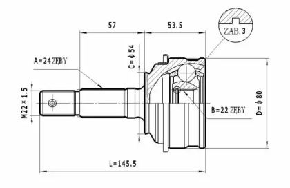 Шарнирный комплект (STATIM: C.405)