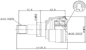 Шарнирный комплект (STATIM: CW.031)