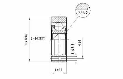 Шарнирный комплект (STATIM: CW.037)