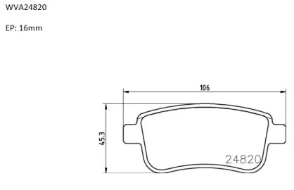 Комплект тормозных колодок (AUTOMOTOR France: ABP0015)