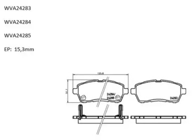 Комплект тормозных колодок (AUTOMOTOR France: PBP0031)