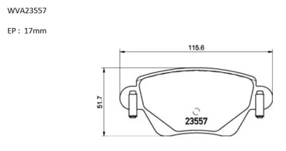 Комплект тормозных колодок (AUTOMOTOR France: PBP0089)