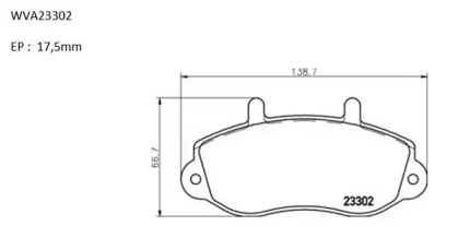 Комплект тормозных колодок (AUTOMOTOR France: ABP0104)