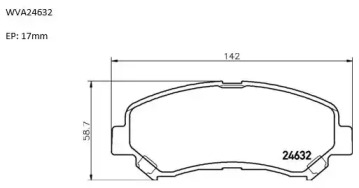 Комплект тормозных колодок (AUTOMOTOR France: ABP0138)