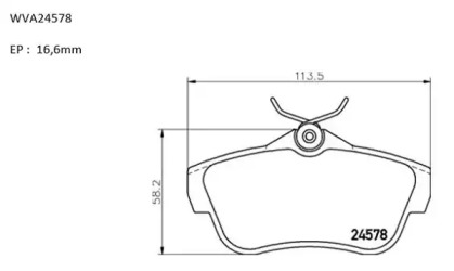 Комплект тормозных колодок (AUTOMOTOR France: PBP0184)