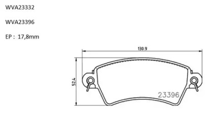 Комплект тормозных колодок (AUTOMOTOR France: PBP0206)