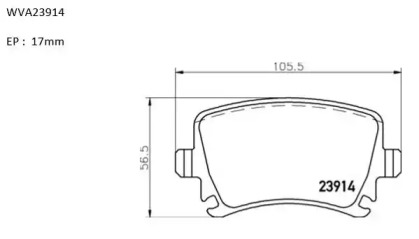 Комплект тормозных колодок (AUTOMOTOR France: ABP1247)