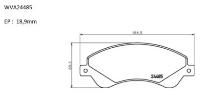 Комплект тормозных колодок (AUTOMOTOR France: ABP1338)