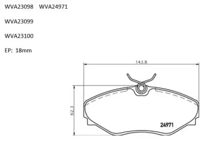 Комплект тормозных колодок (AUTOMOTOR France: PBP2685)