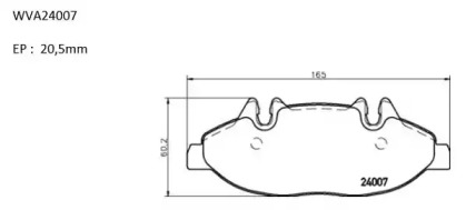 Комплект тормозных колодок (AUTOMOTOR France: ABP3345)