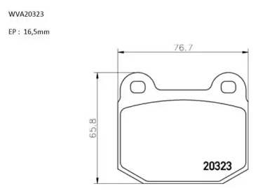 Комплект тормозных колодок (AUTOMOTOR France: PBP4042)