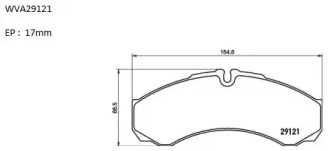 Комплект тормозных колодок (AUTOMOTOR France: ABP4086)