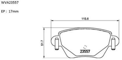 Комплект тормозных колодок (AUTOMOTOR France: ABP4242)