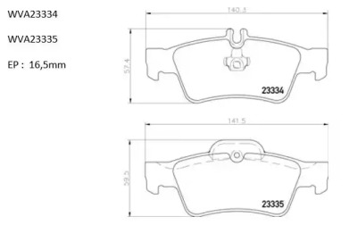 Комплект тормозных колодок (AUTOMOTOR France: PBP4318)