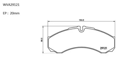 Комплект тормозных колодок (AUTOMOTOR France: PBP6401)