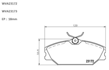 Комплект тормозных колодок (AUTOMOTOR France: ABP8029)