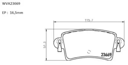 Комплект тормозных колодок (AUTOMOTOR France: PBP8044)