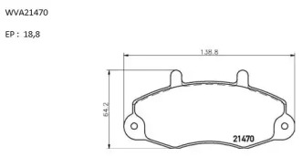 Комплект тормозных колодок (AUTOMOTOR France: ABP9876)