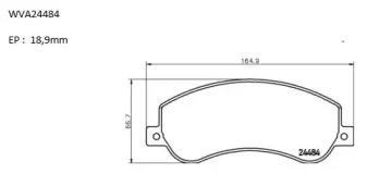 Комплект тормозных колодок (AUTOMOTOR France: ABP9915)