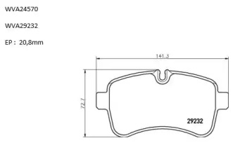 Комплект тормозных колодок (AUTOMOTOR France: PBP9920)