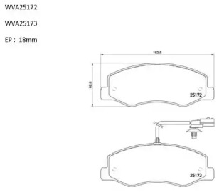 Комплект тормозных колодок (AUTOMOTOR France: ABP9929)