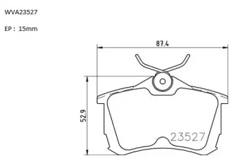 Комплект тормозных колодок (AUTOMOTOR France: ABP9988)