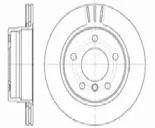 Тормозной диск (AUTOMOTOR France: ADC0231)