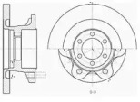 Тормозной диск (AUTOMOTOR France: ADC0380)