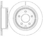 Тормозной диск (AUTOMOTOR France: ADC0596)