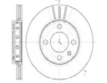 Тормозной диск (AUTOMOTOR France: ADC0721)