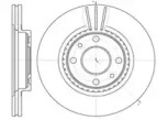 Тормозной диск (AUTOMOTOR France: PDC3557)