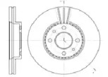 Тормозной диск (AUTOMOTOR France: ADC3562)