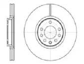 Тормозной диск (AUTOMOTOR France: ADC4985)