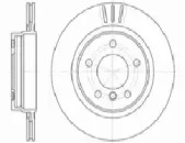 Тормозной диск (AUTOMOTOR France: ADC5563)