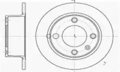 Тормозной диск (AUTOMOTOR France: ADC9873)