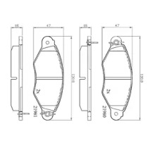 Комплект тормозных колодок (DriveTec: DPAD1519)